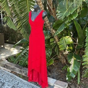 Mom Cheri asymmetric, silk gown